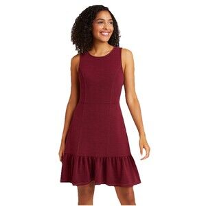 Skies Are Blue Ruffle Hem Knit Dress Size Small